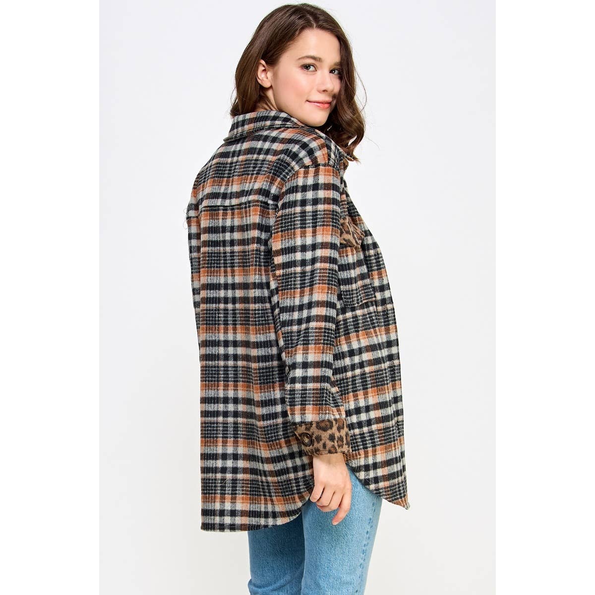 Cider & Spots Shacket Jacket Veveret