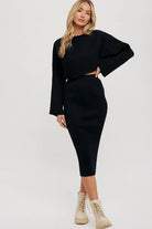 Blackout Theory Knit Set Coord Set Bluivy