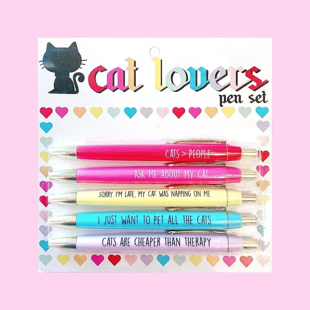 Cat Lovers Pen Set FUN CLUB