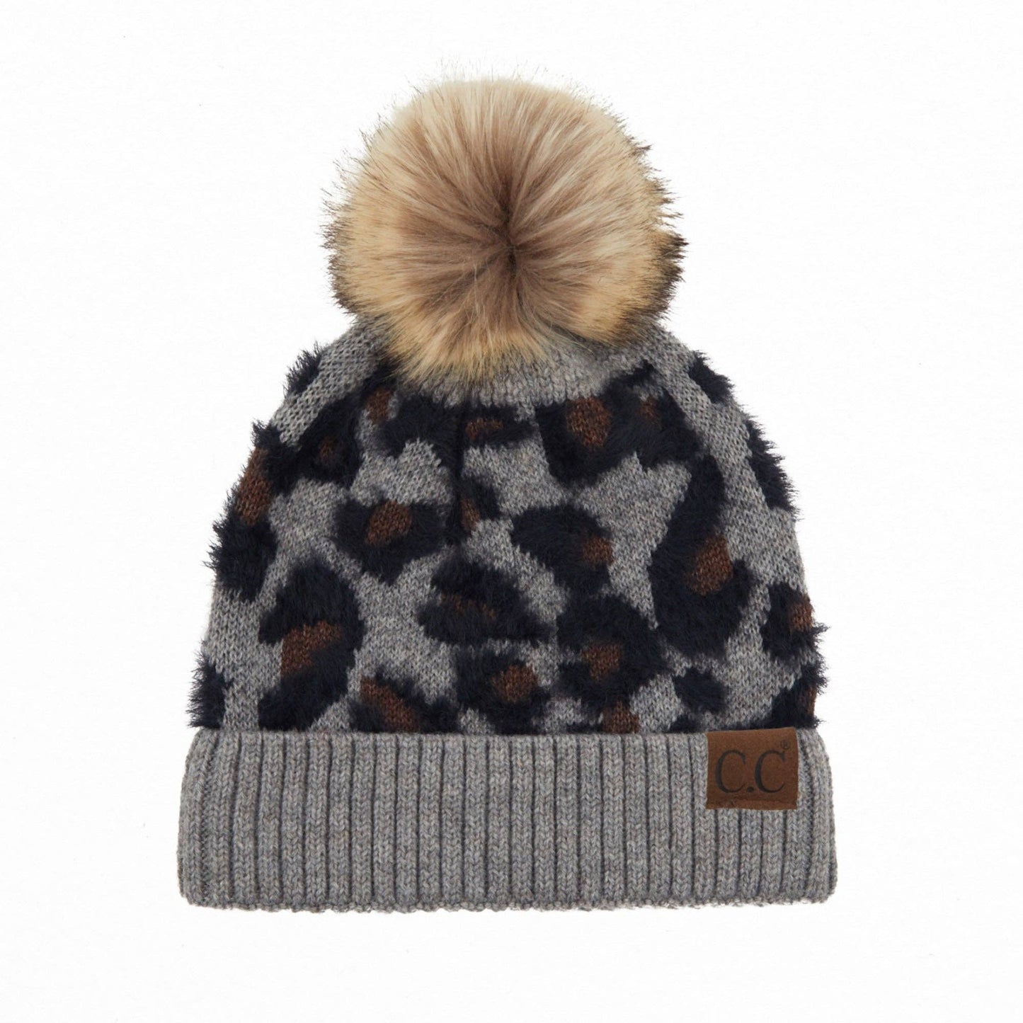 CC Leopard Beanie CC Light Melange Grey