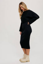 Blackout Theory Knit Set Coord Set Bluivy