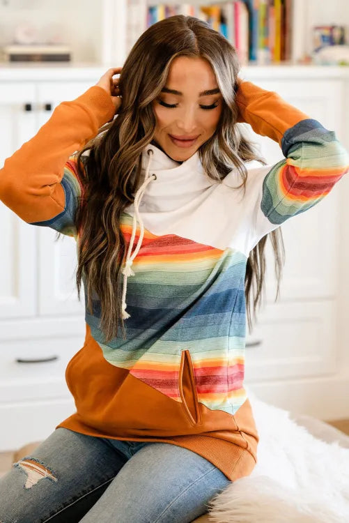 Rainbow Hoodie  Vintage Vibes Boutique   