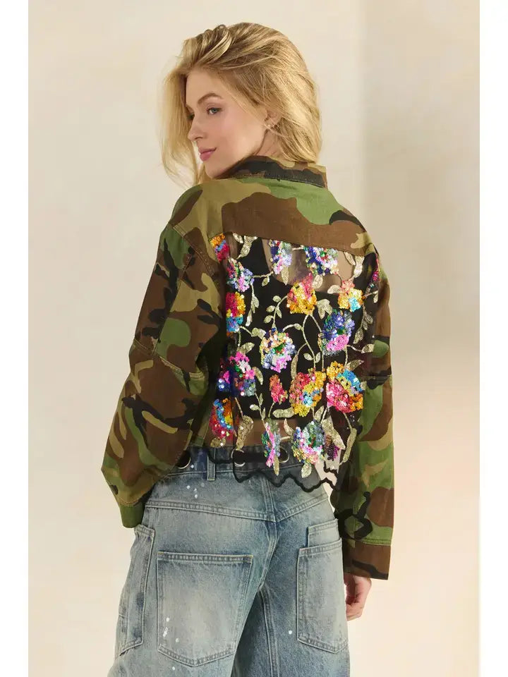 Wildflower Recon Shacket Jacket Veveret