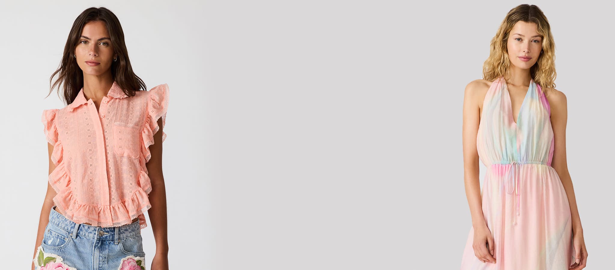 girls wearing cute boutique summer outfits