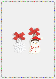  Snowman Earrings Vintage Vibes Boutique