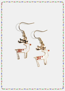  Reindeer Earrings Vintage Vibes Boutique