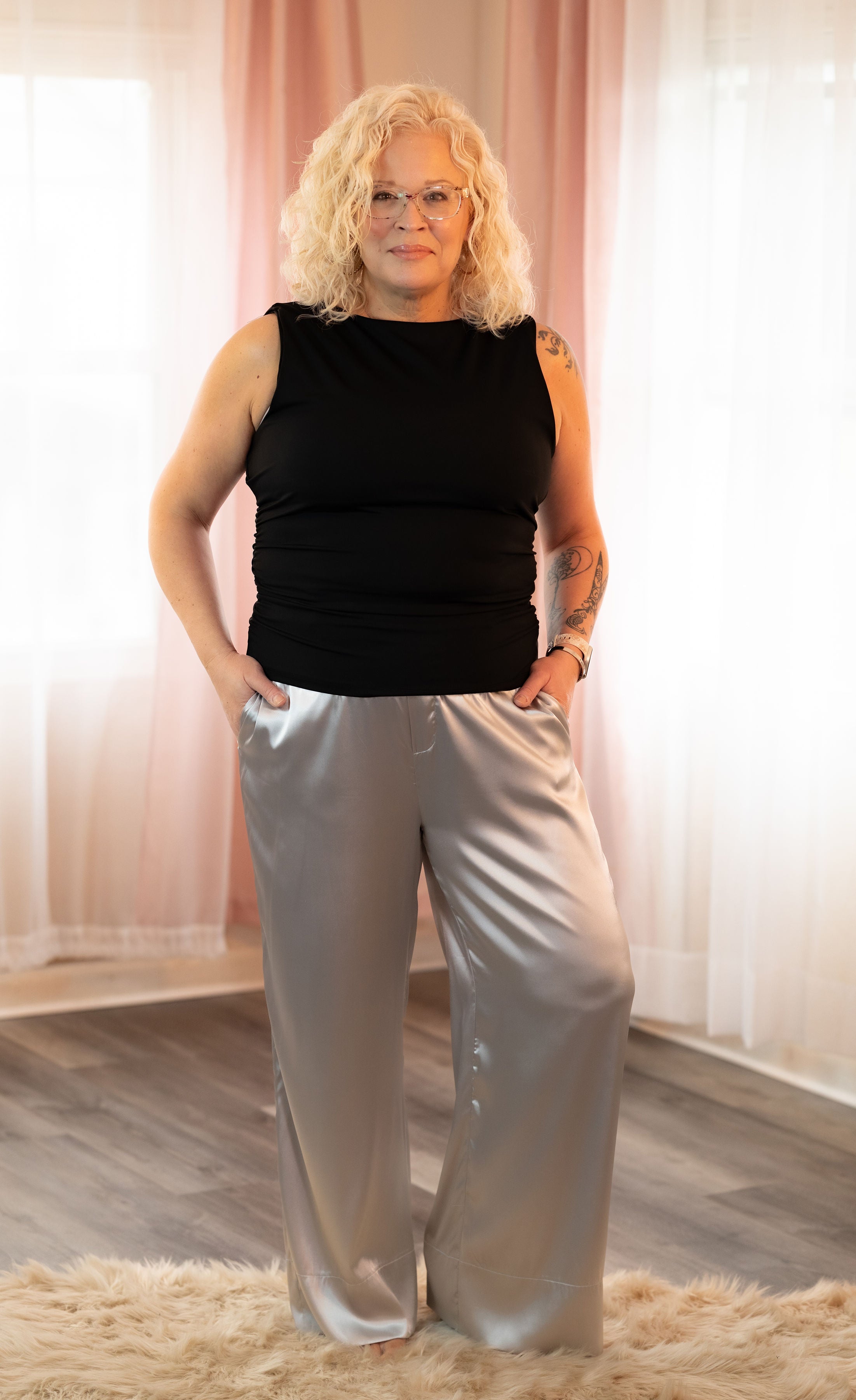 Adair Ruched Top Tank Steve Madden