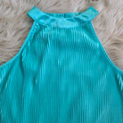 Sea Glass Pleated Dress Mini Dress She + Sky