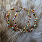 Fiesta Hoop Earrings Earrings Vintage Vibes Boutique