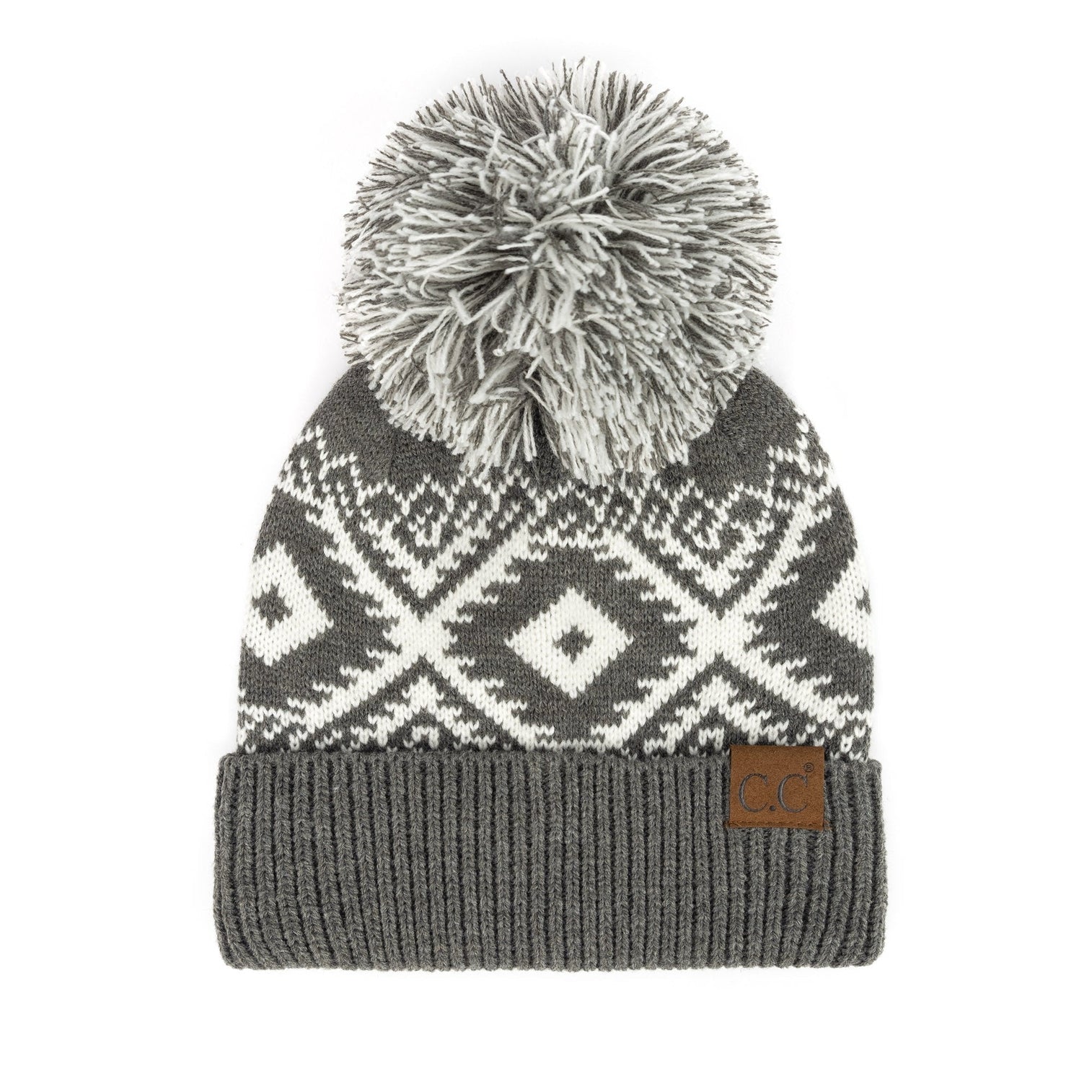 Aztec Print Beanie Winter Hat CC