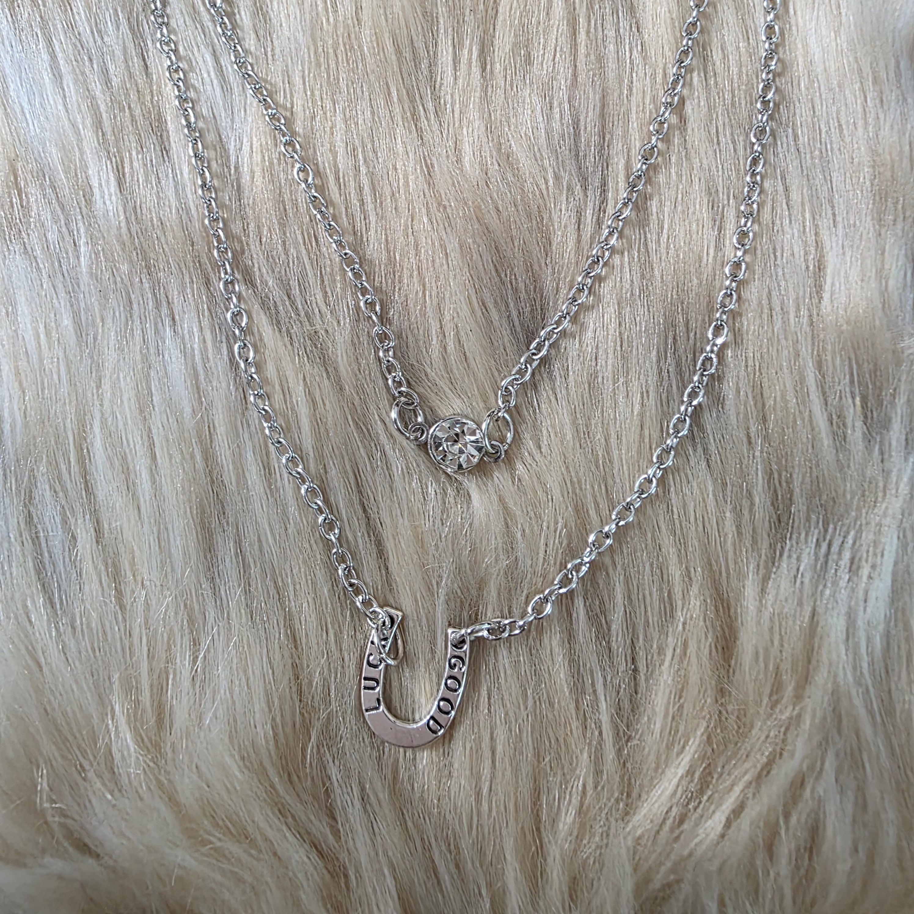 Lucky Streak Layered Necklace Necklace Vintage Vibes Boutique