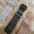 Glitter Stretch Samsung Watch Band Watchband Vintage Vibes Boutique