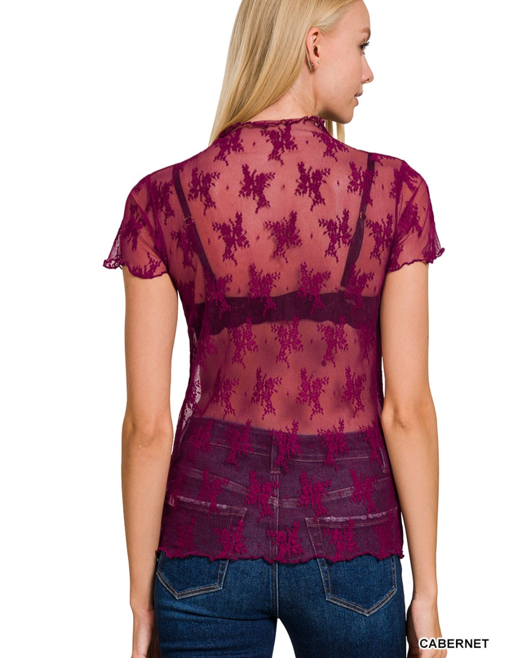 Fiona Mesh Top Mesh Top Zenana