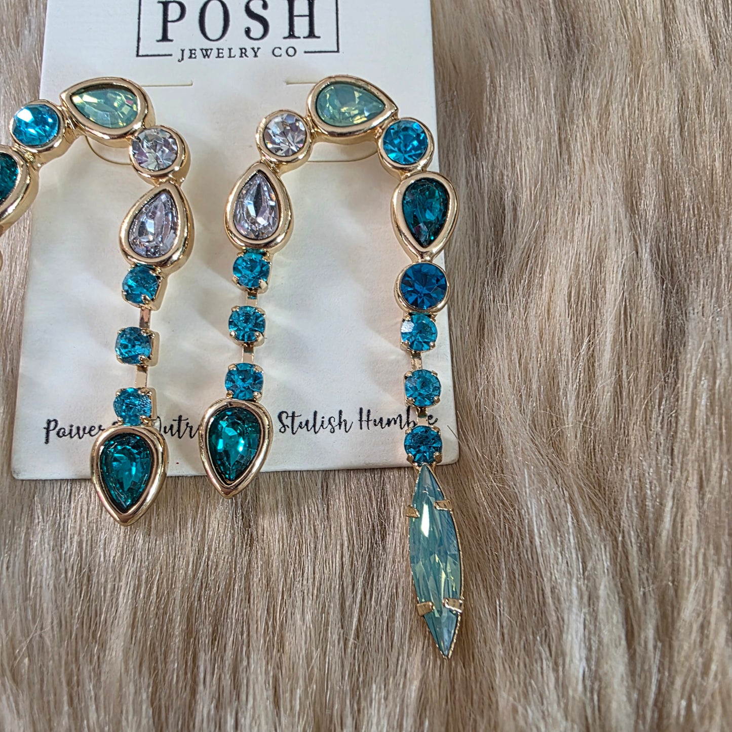 Oz Arch Earrings Earrings Pink Panache