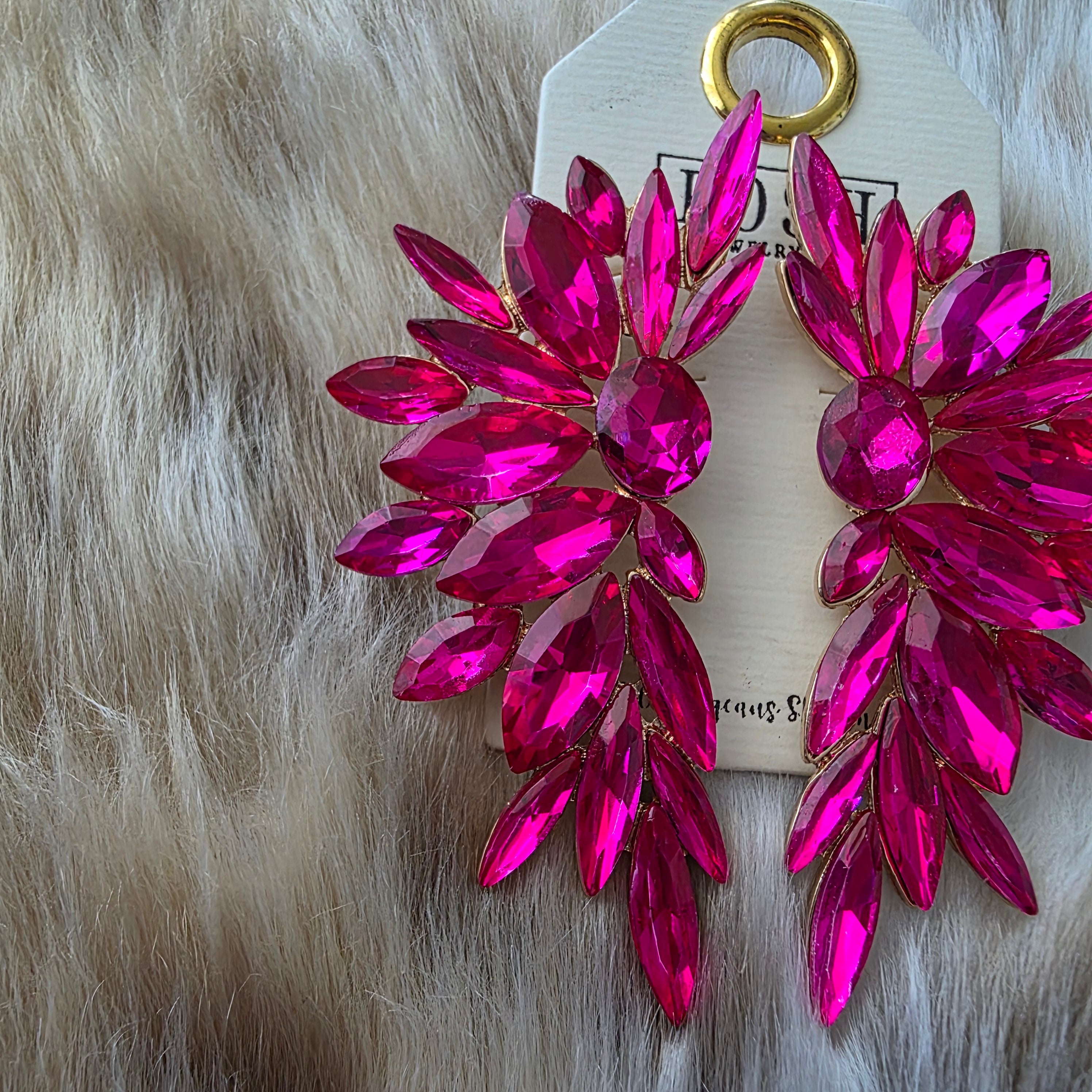 Stella Earrings Earrings Pink Panache