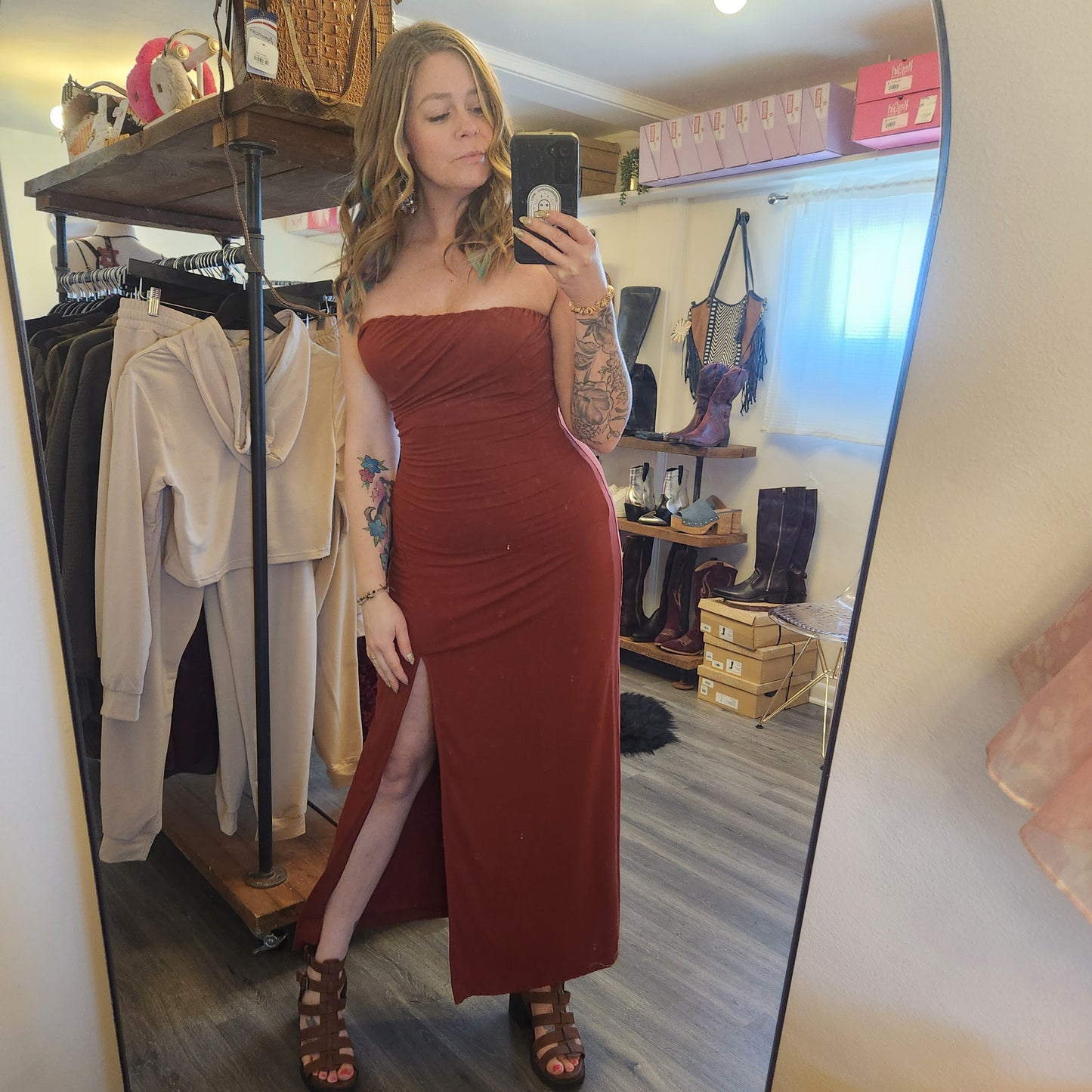 FP Hayley Midi Dress Vintage Vibes Boutique