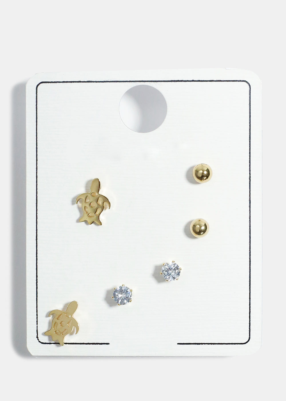 Turtle 3 Pack Earrings Vintage Vibes Boutique