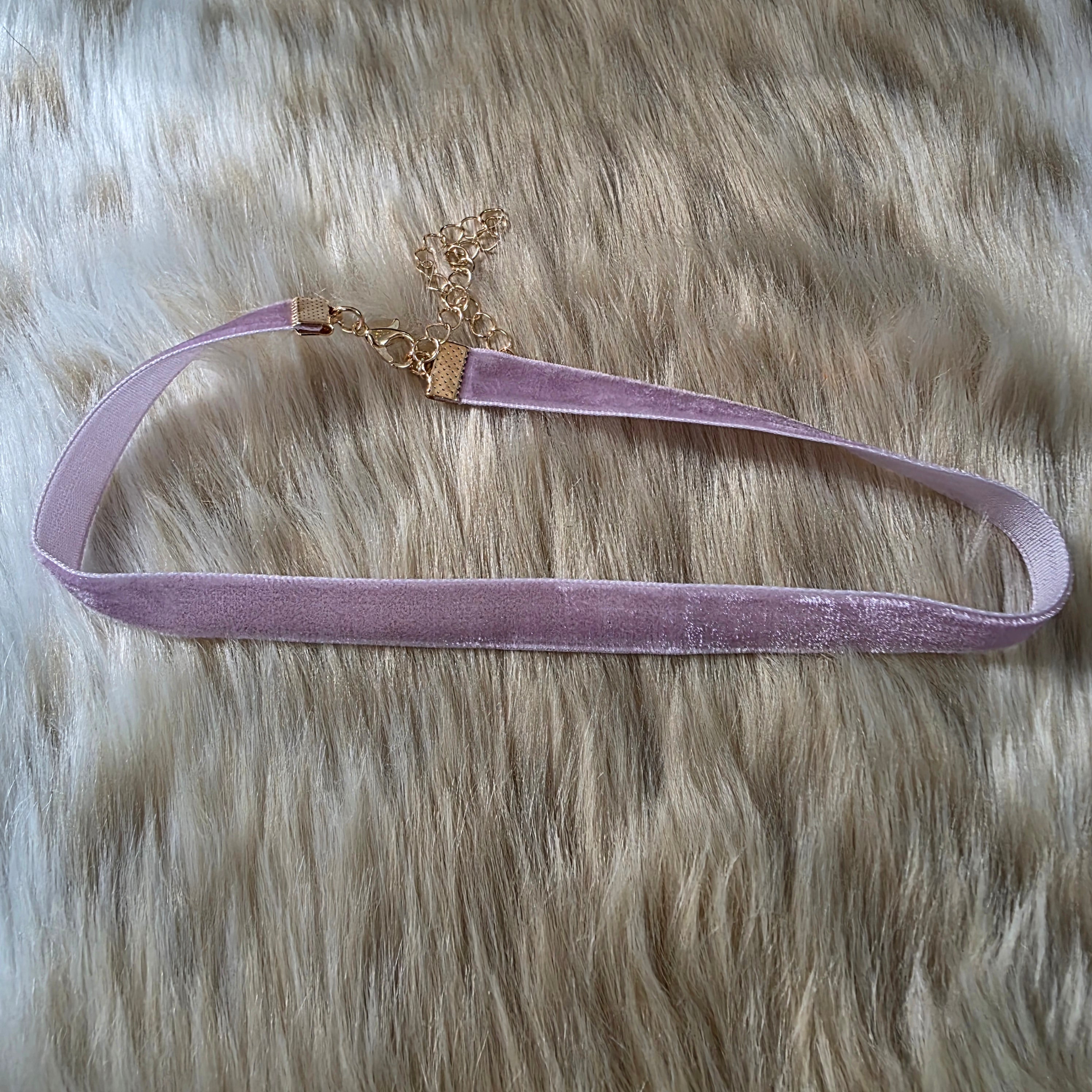 Flower Choker Necklace Vintage Vibes Boutique Lavender