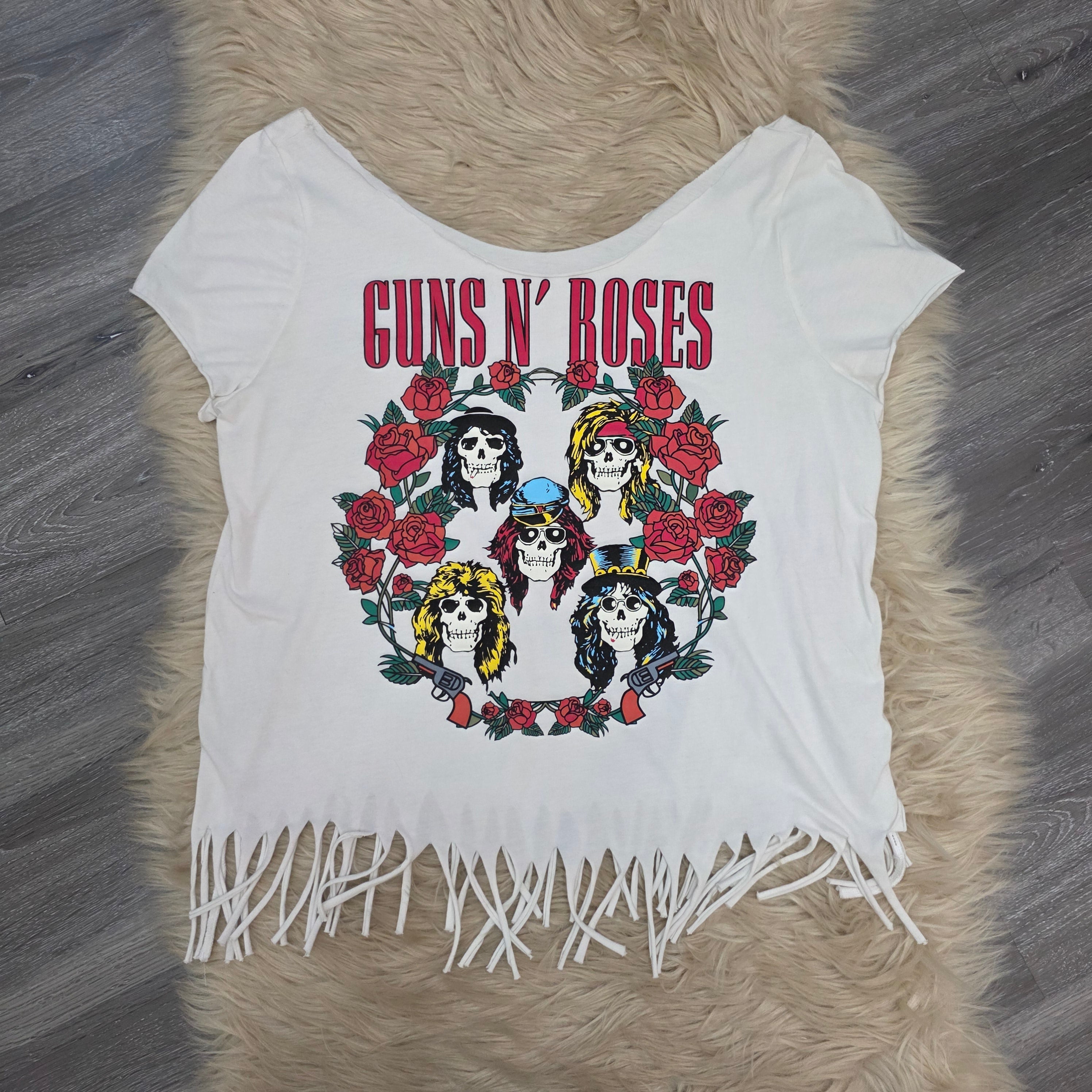 Guns N Roses Fringe Tee Band Tee Vintage Vibes Boutique