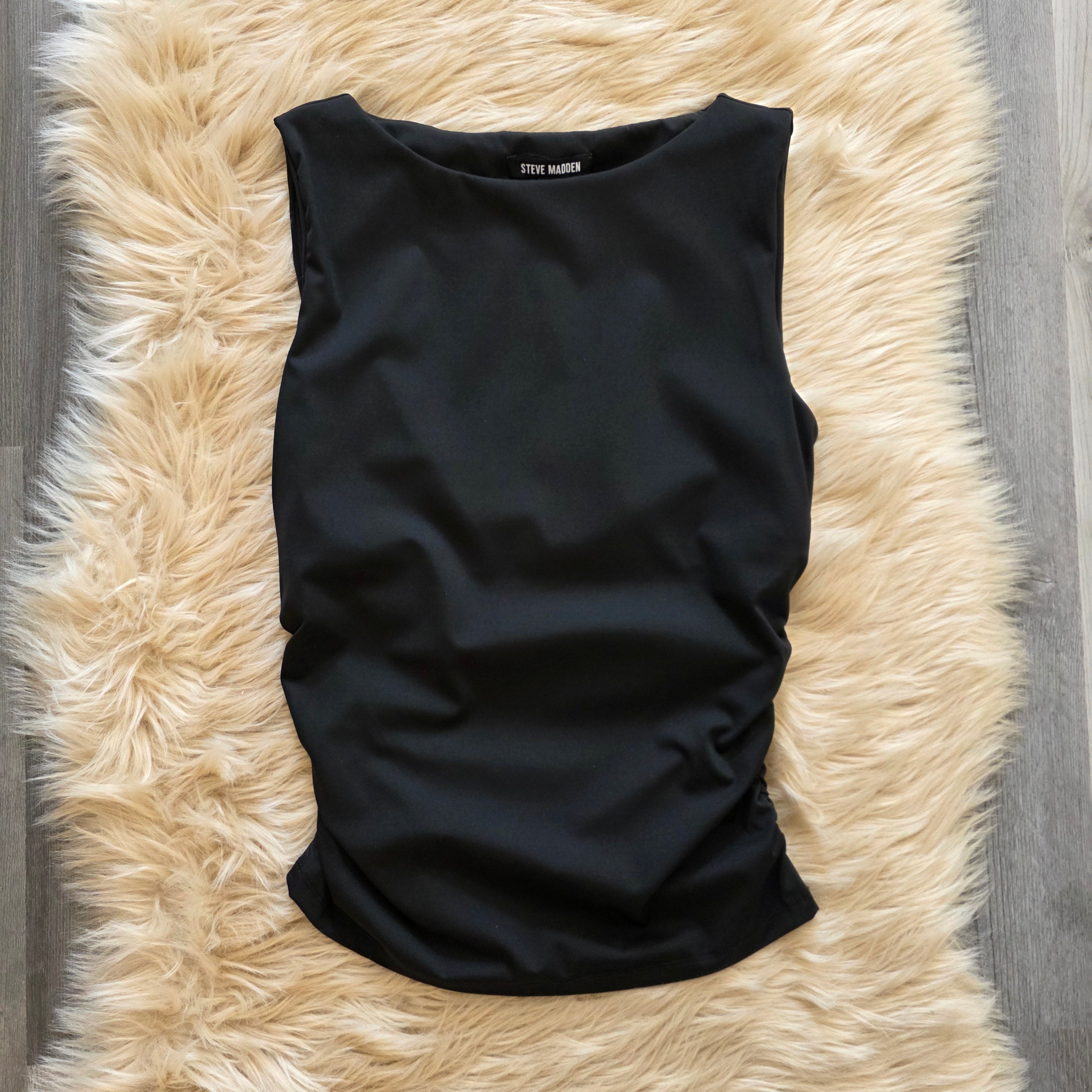 Adair Ruched Top Tank Steve Madden