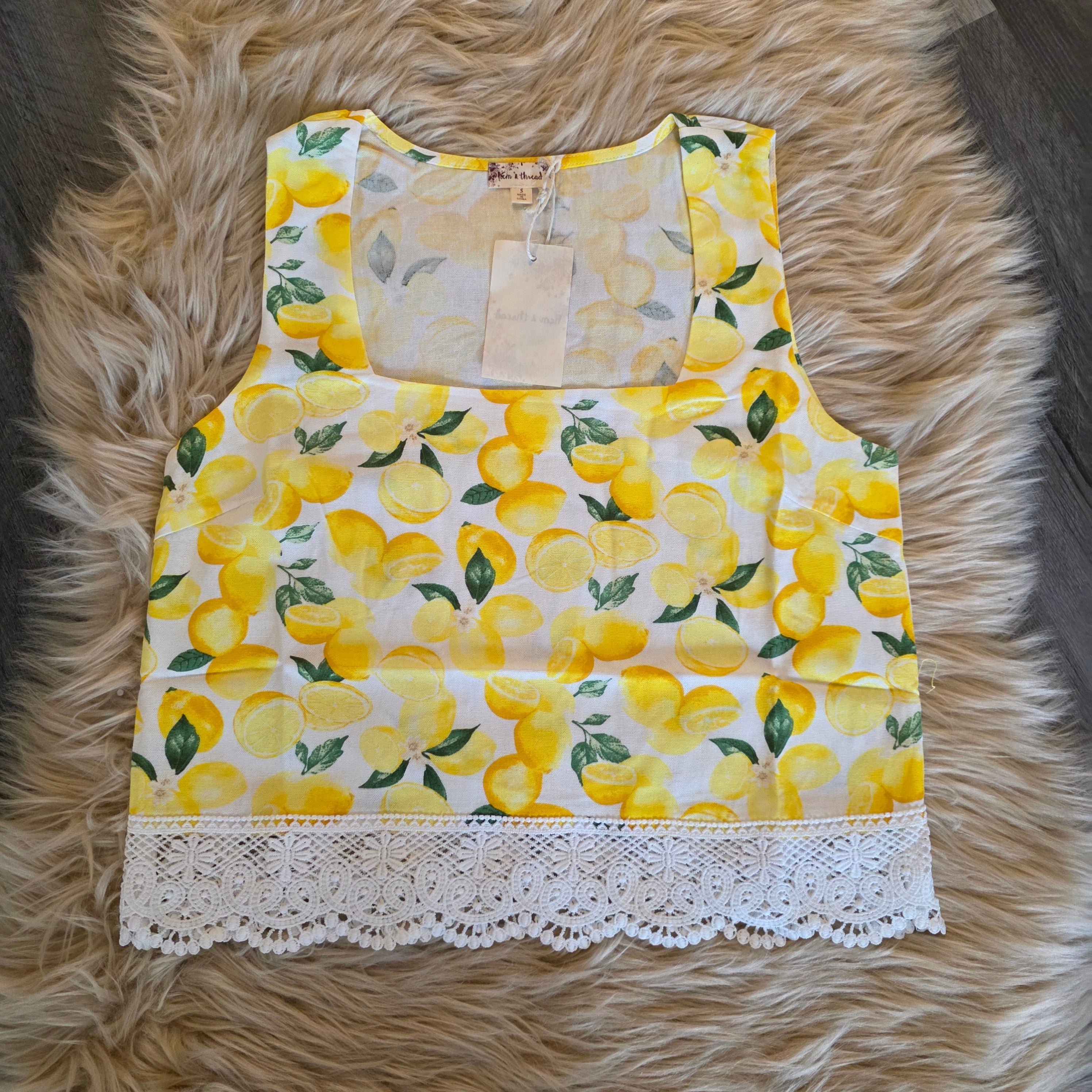 Lemon Grove Top Tank Hem & Thread