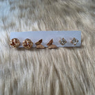 Golden Moments Earring Set Earrings Vintage Vibes Boutique