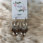 Beaded Heart Earrings Earrings Vintage Vibes Boutique