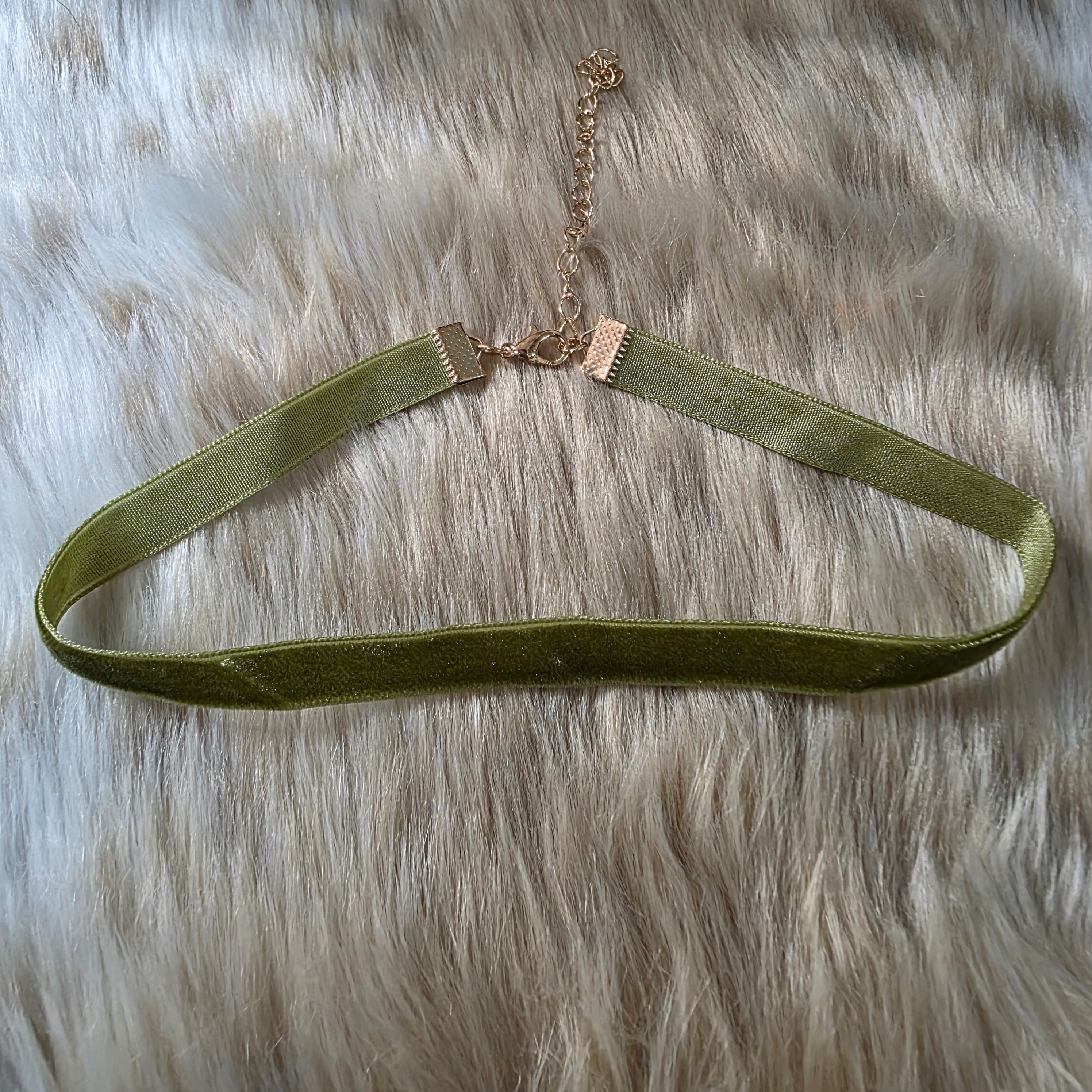 Flower Choker Necklace Vintage Vibes Boutique Sage
