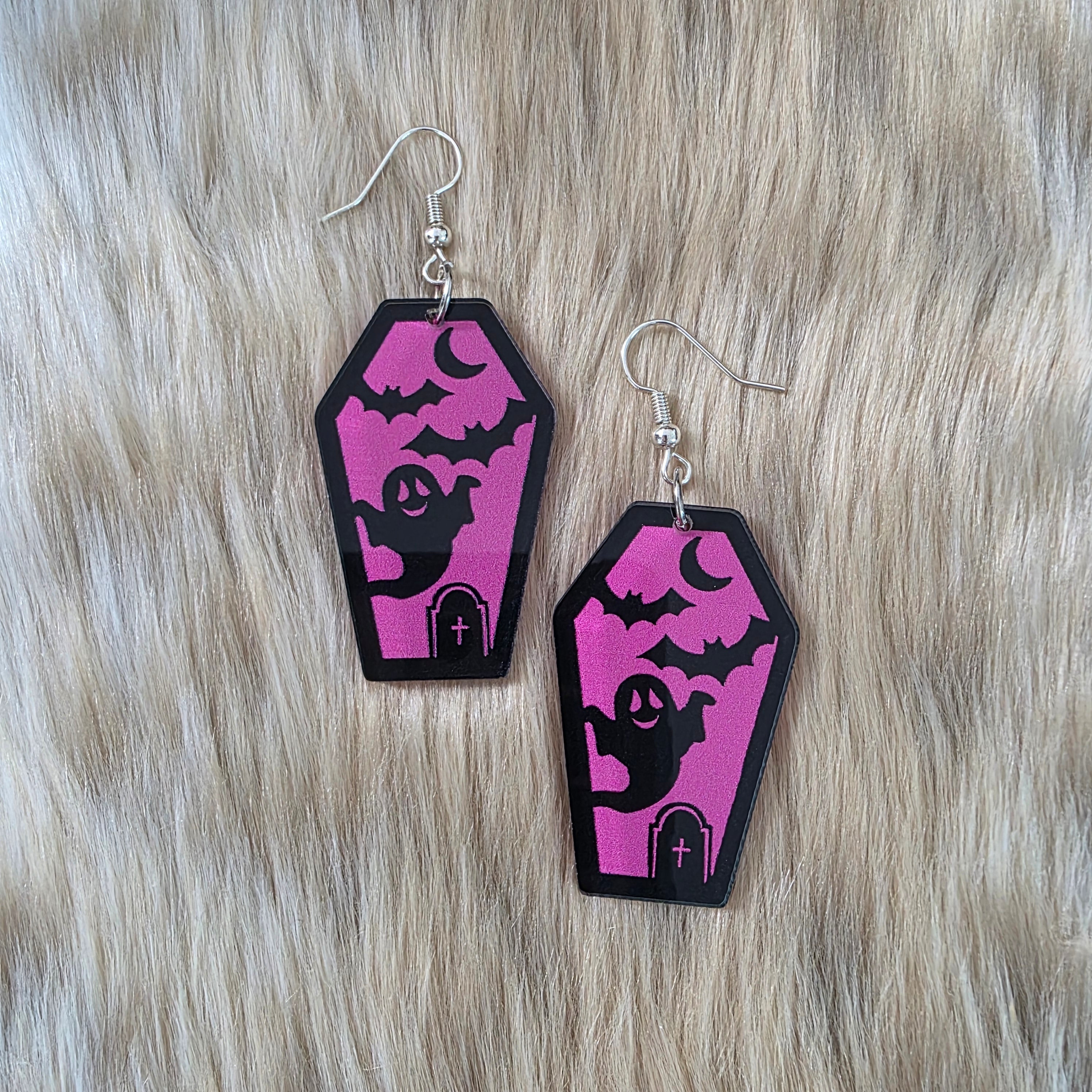 Graveyard Shift Earrings Novelty Earrings Vintage Vibes Boutique