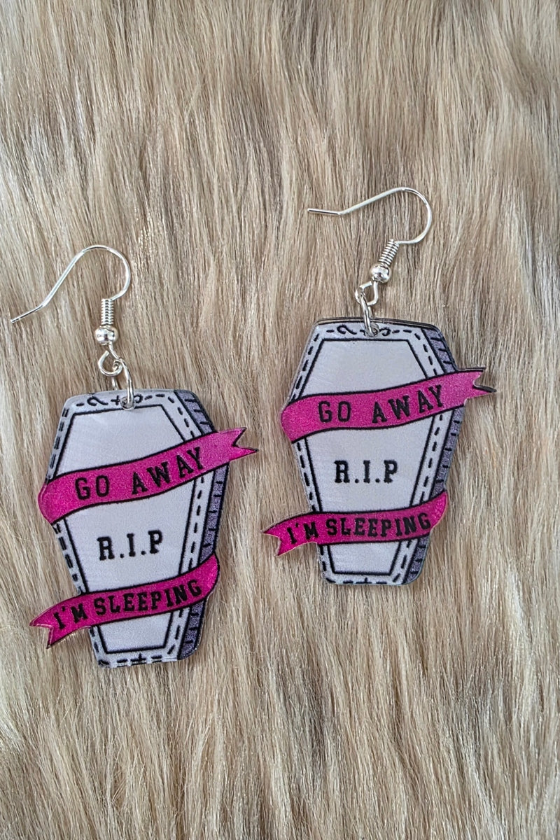 Dead Tired Earrings Novelty Earrings Vintage Vibes Boutique