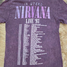 Nirvana Live '93 Tee Band Tee Vintage Vibes Boutique