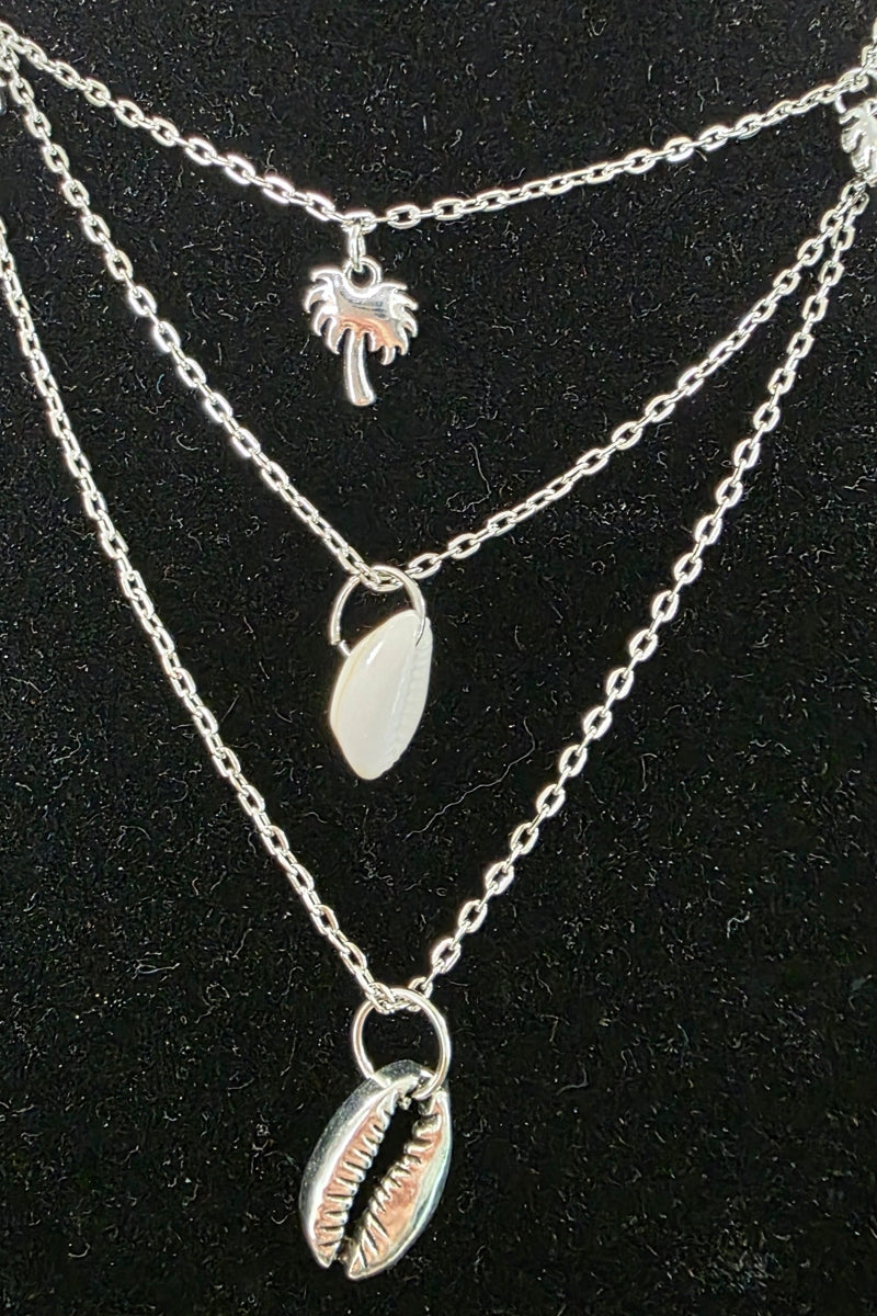 Chasing Palms Layered Necklace Necklace Vintage Vibes Boutique