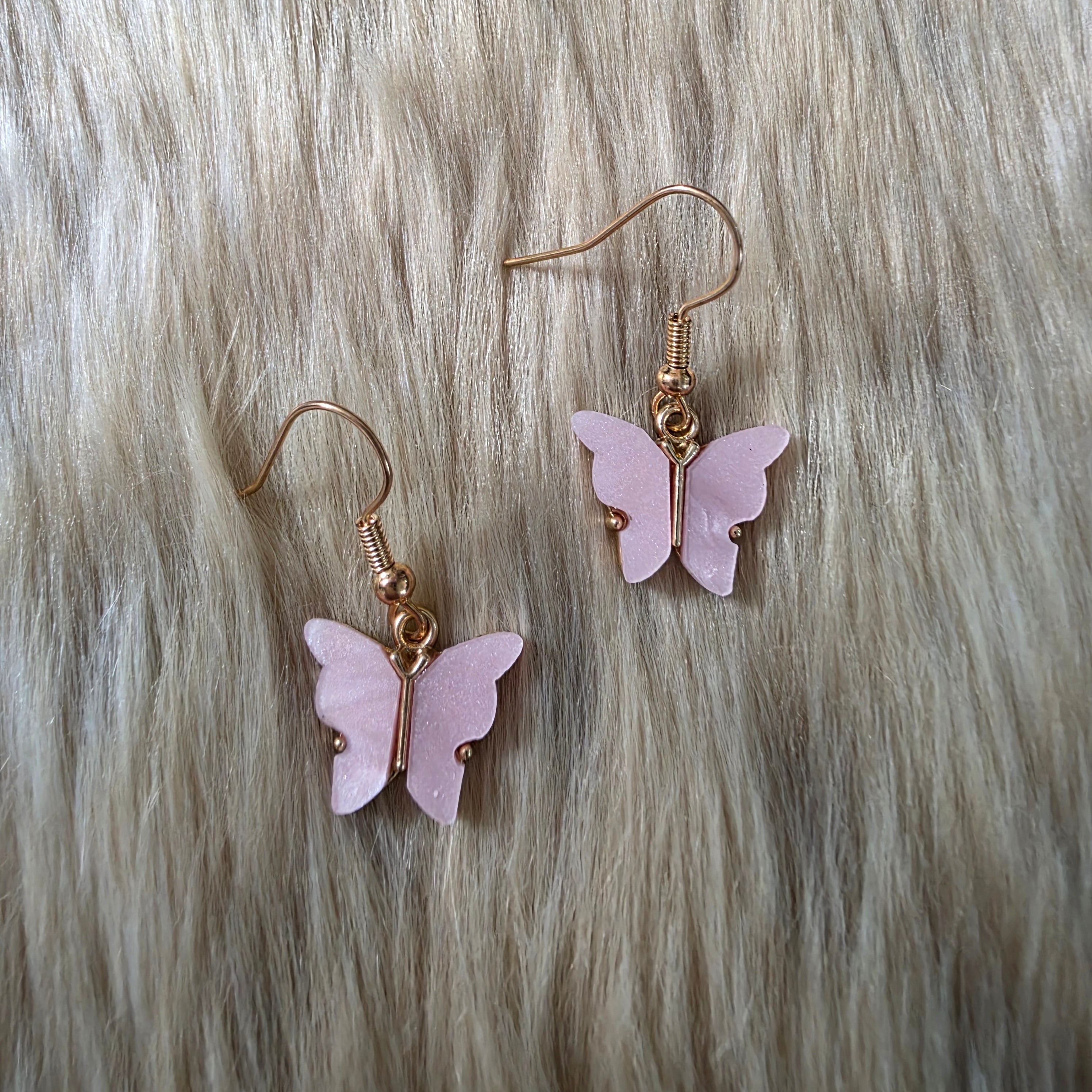 Blush Flutter Earrings Earrings Vintage Vibes Boutique