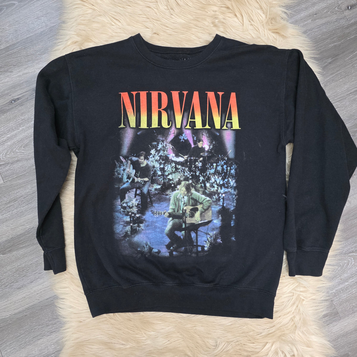 Nirvana Unplugged Sweatshirt Band Tee Vintage Vibes Boutique