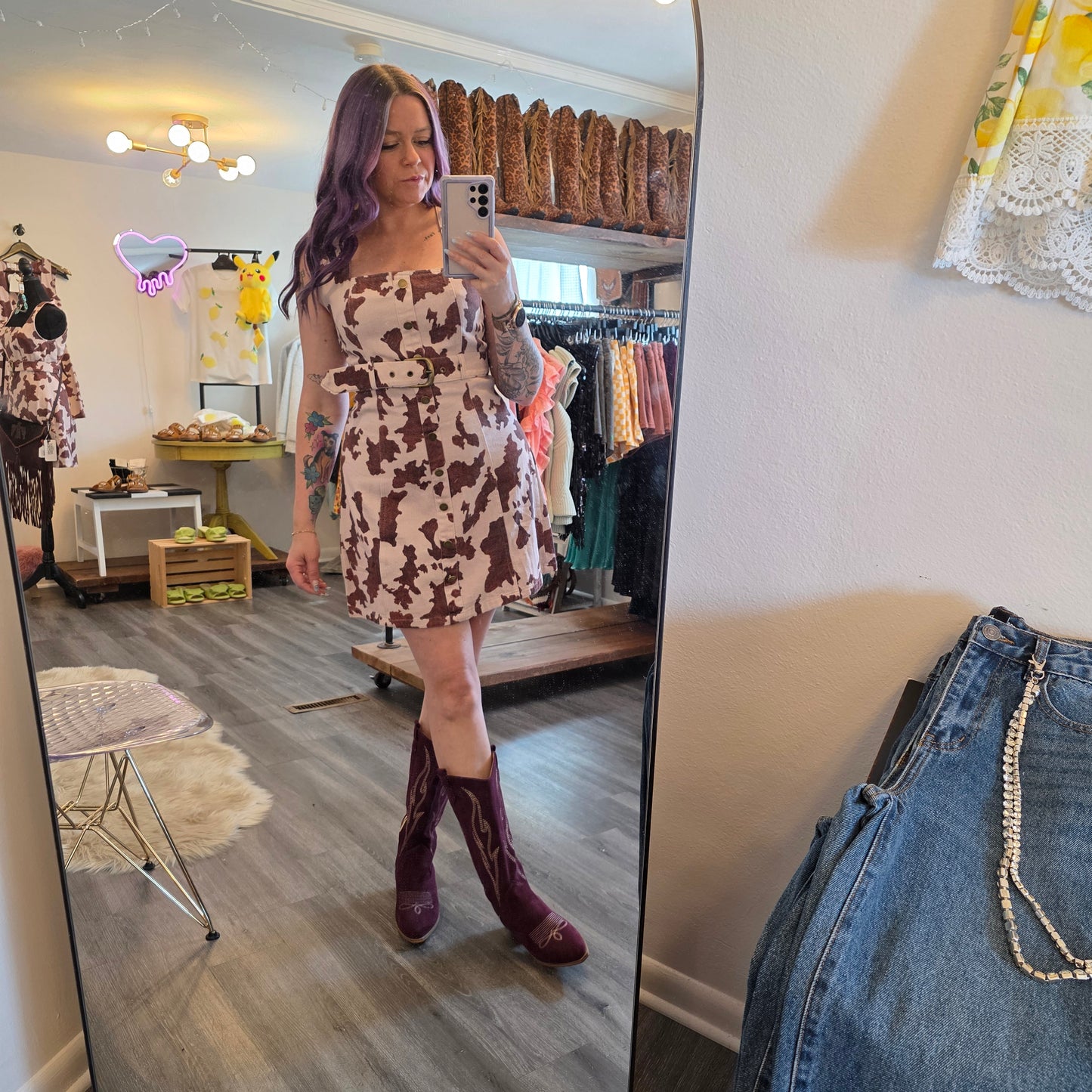 Saddle Up Mini Dress Mini Dress Fate