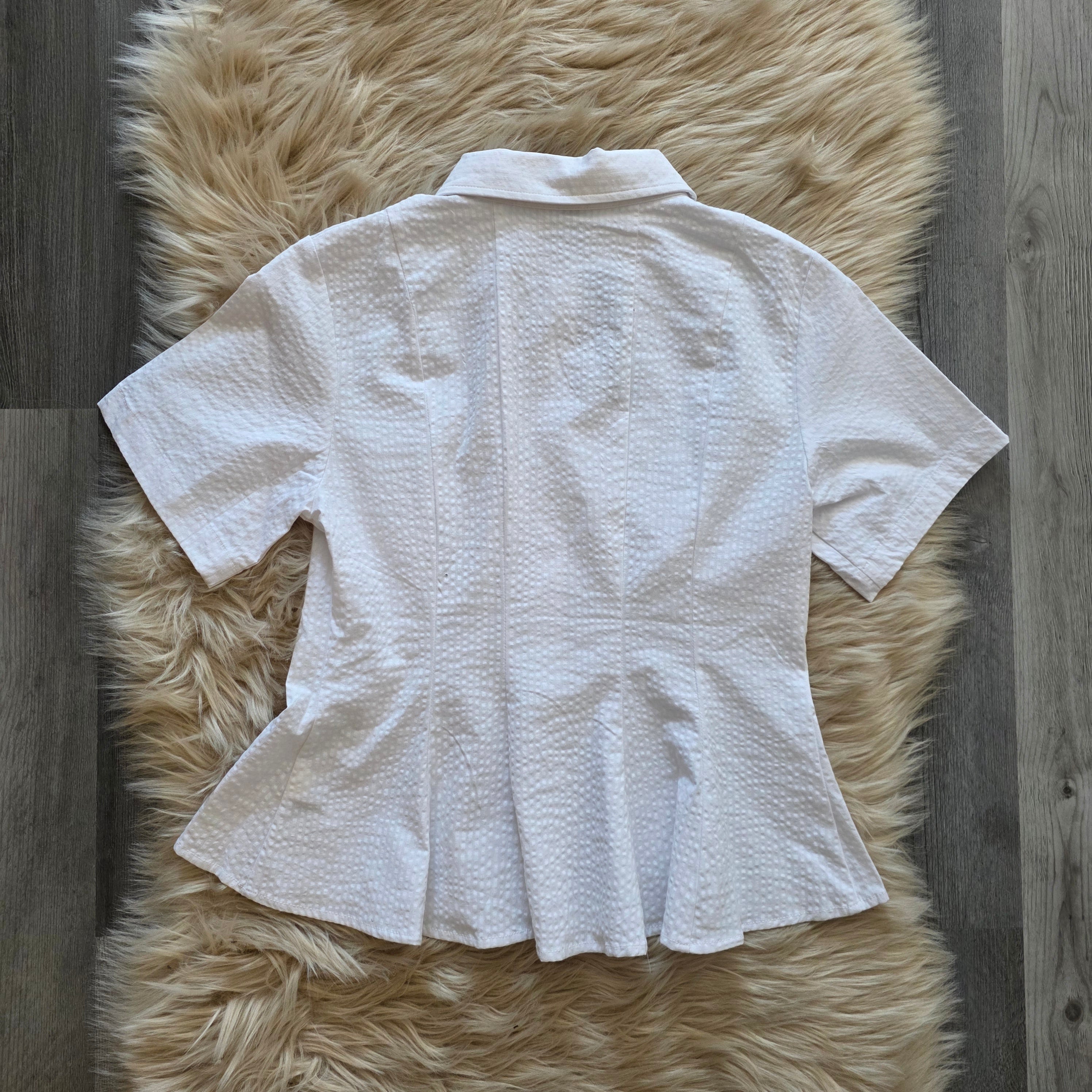 Porter Textured Cotton Top Blouse Steve Madden