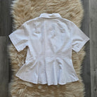 Porter Textured Cotton Top Blouse Steve Madden