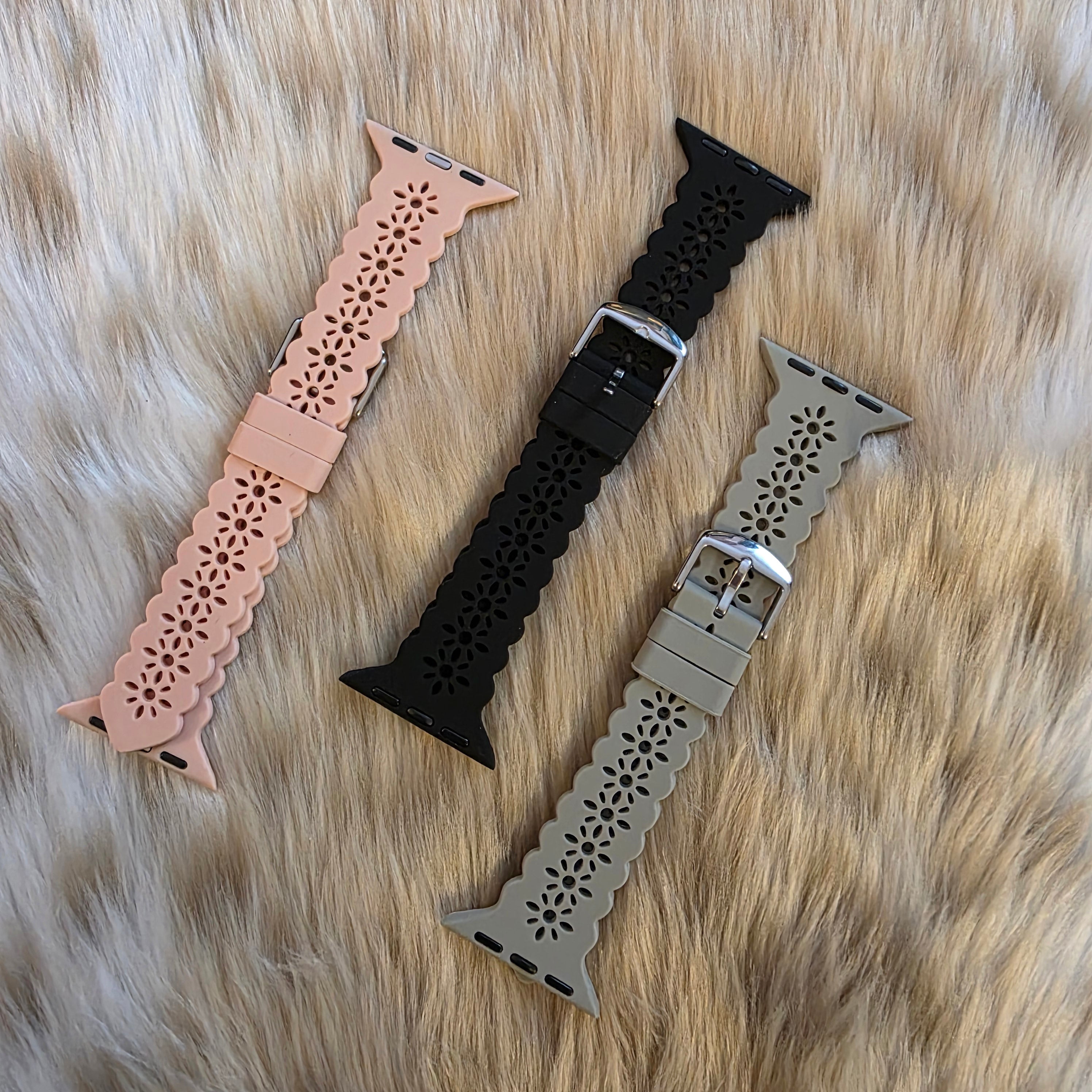 Scalloped Apple Watchband Watchband Vintage Vibes Boutique