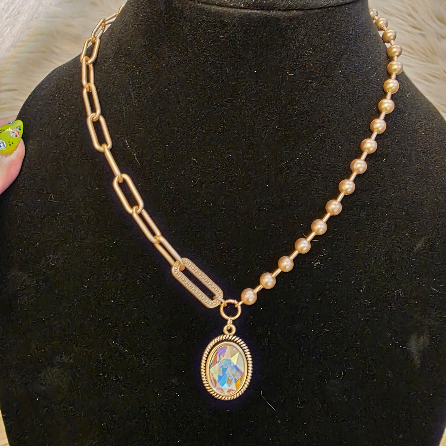 Elara Necklace Necklace Pink Panache