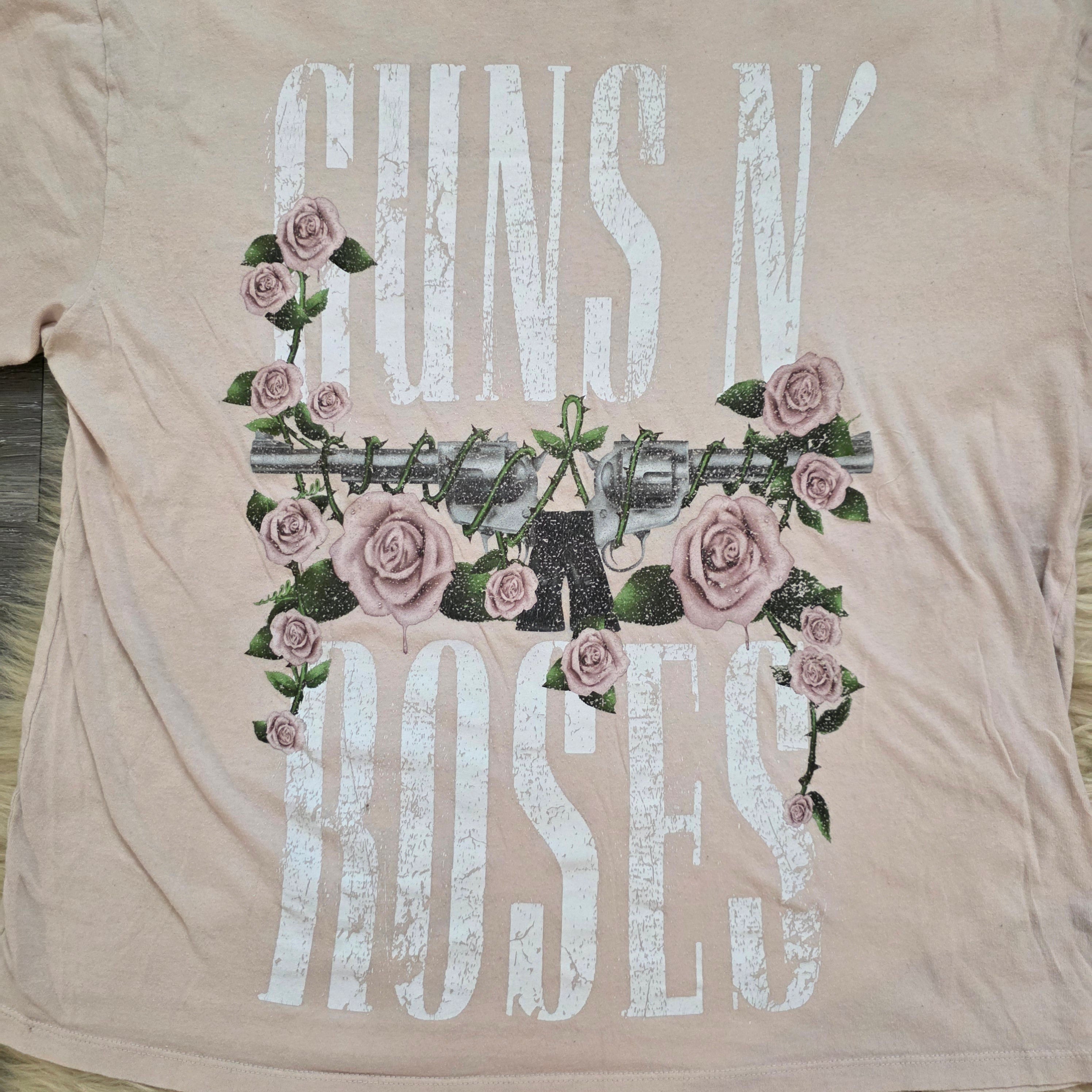 Pink Guns N Rose Tee Band Tee Vintage Vibes Boutique