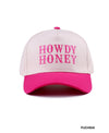 Howdy Honey Hat Zenana Pink