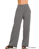 Clocked Out Sweats Casual Pants Zenana