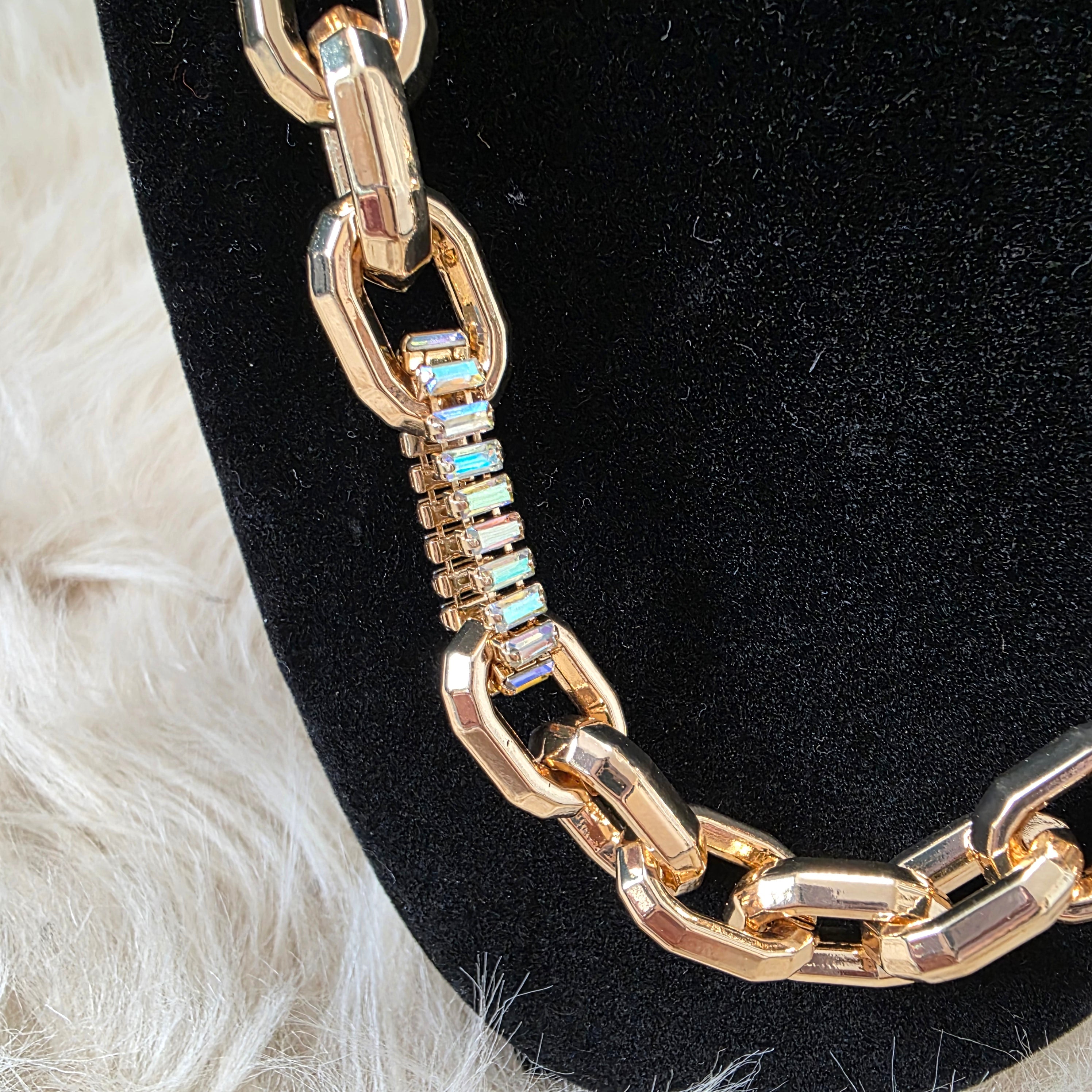 Chain Reaction Necklace Necklace Pink Panache