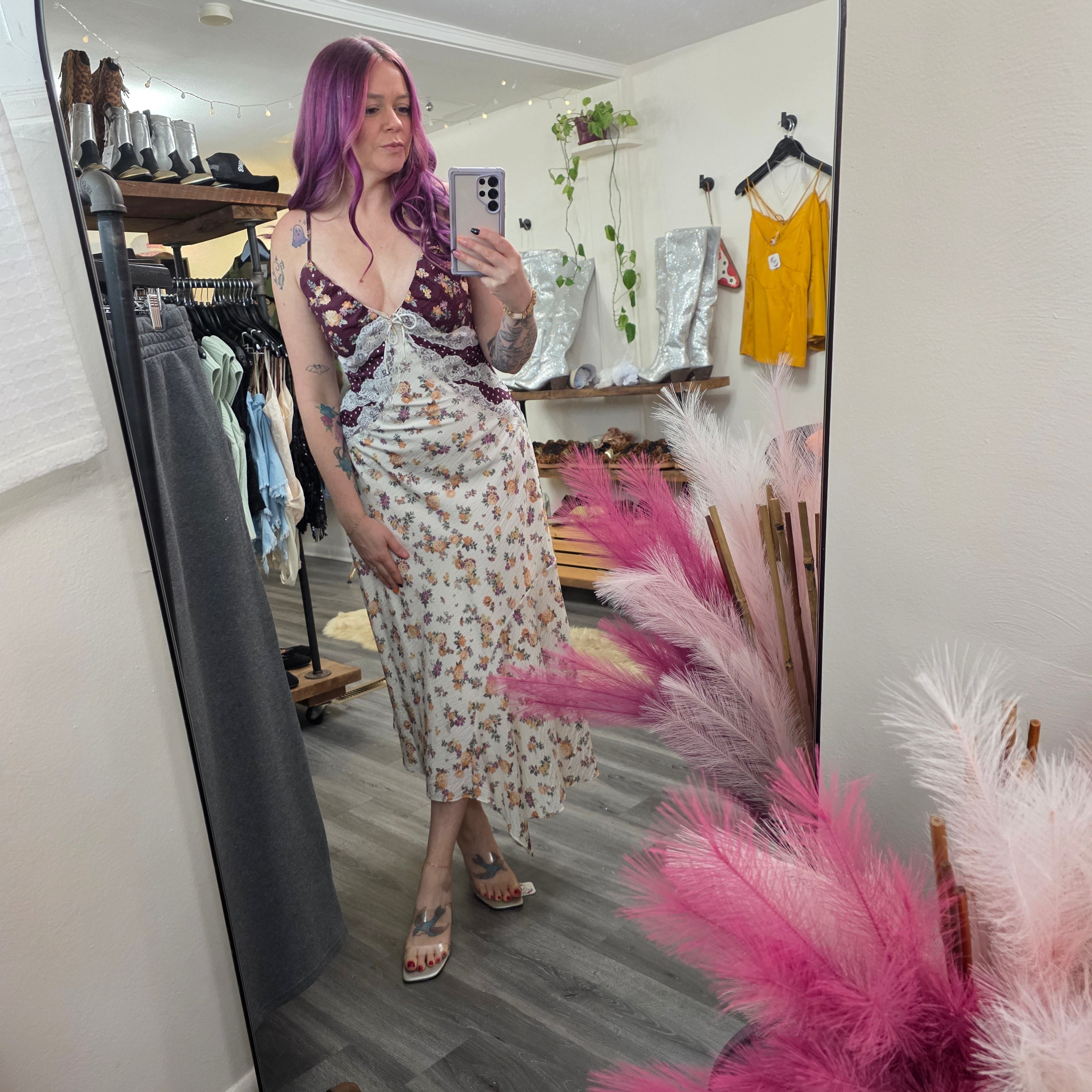 Alesha Dress Midi Dress Steve Madden