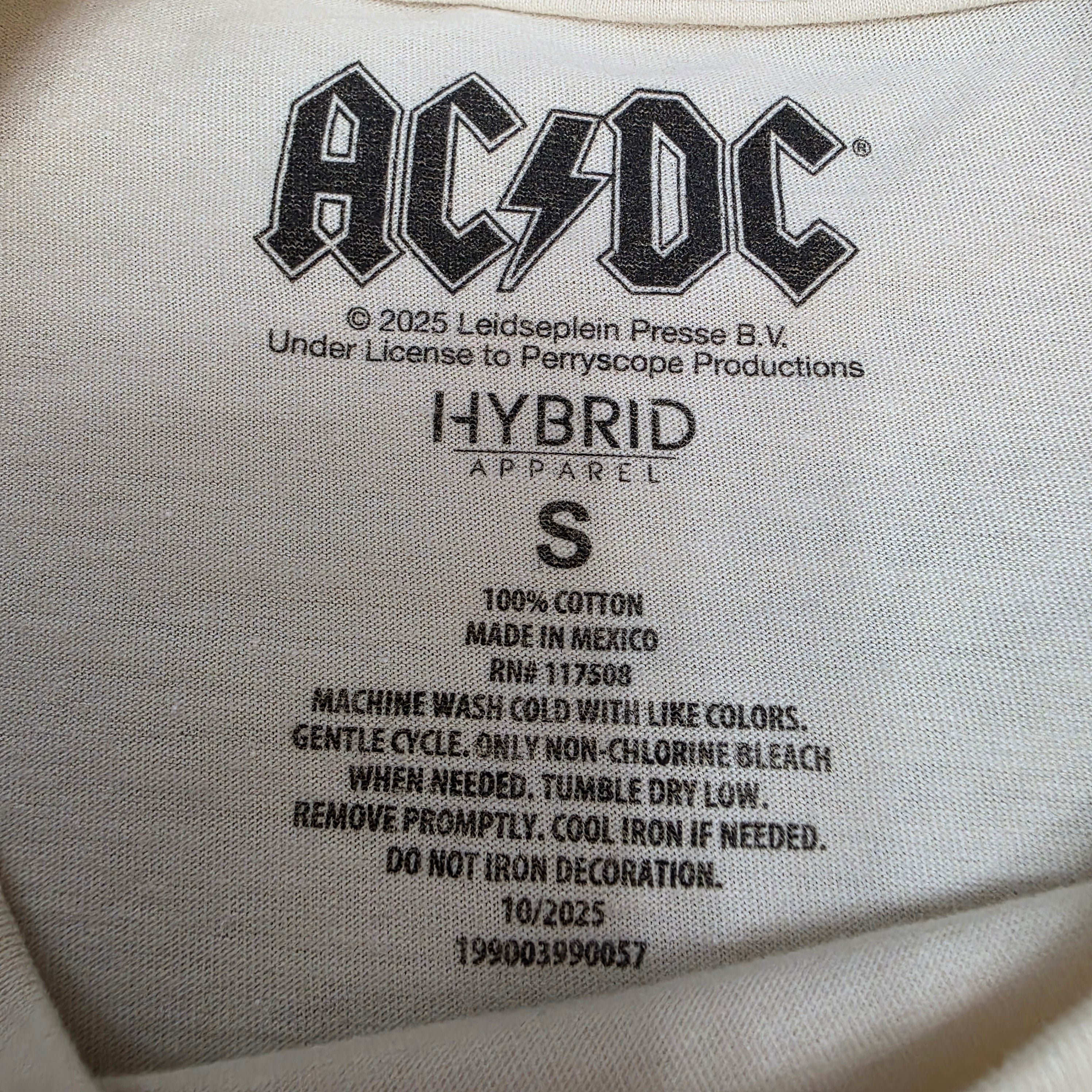 ACDC About to Rock Tee Band Tee Vintage Vibes Boutique