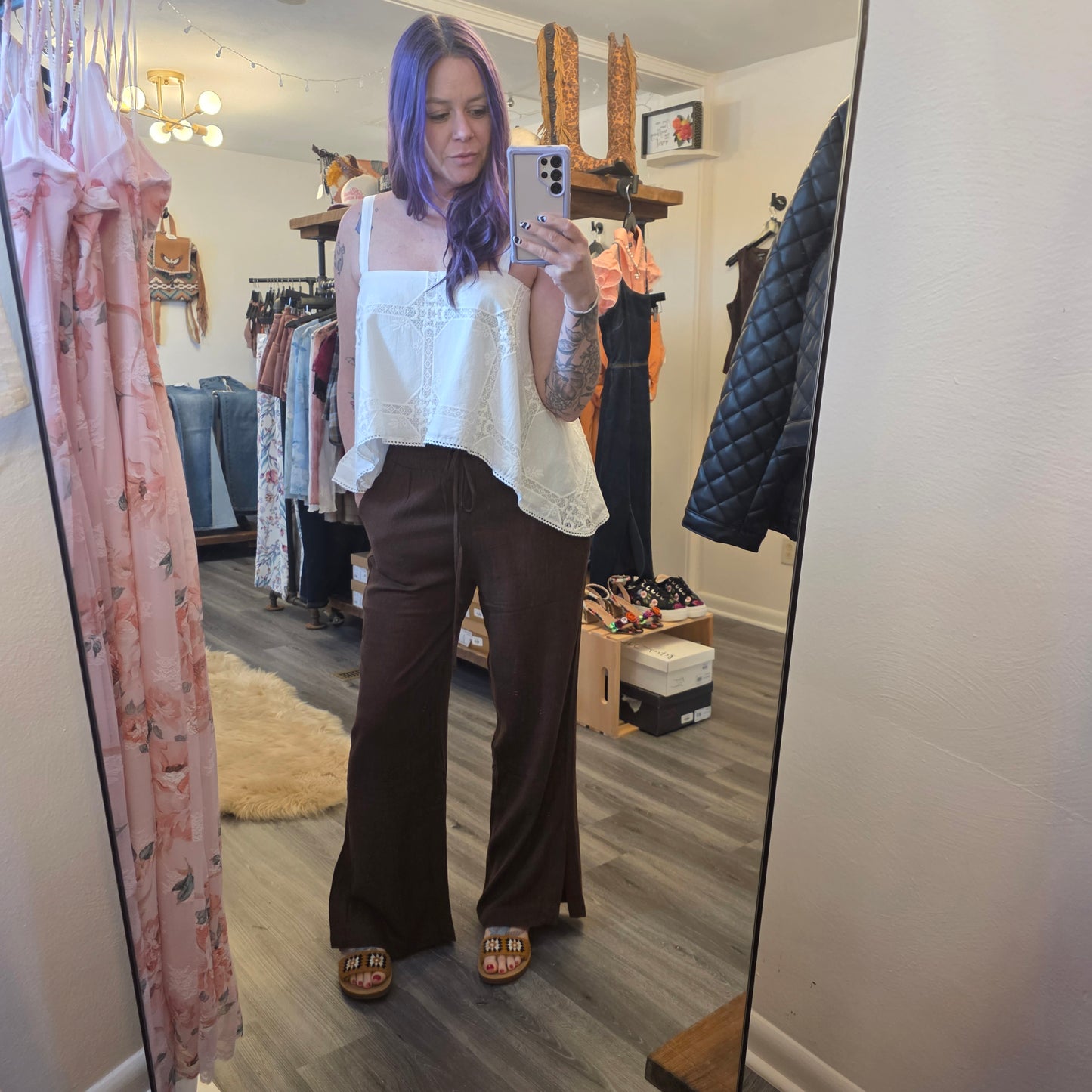 Sienna Linen Pants Pants Zenana