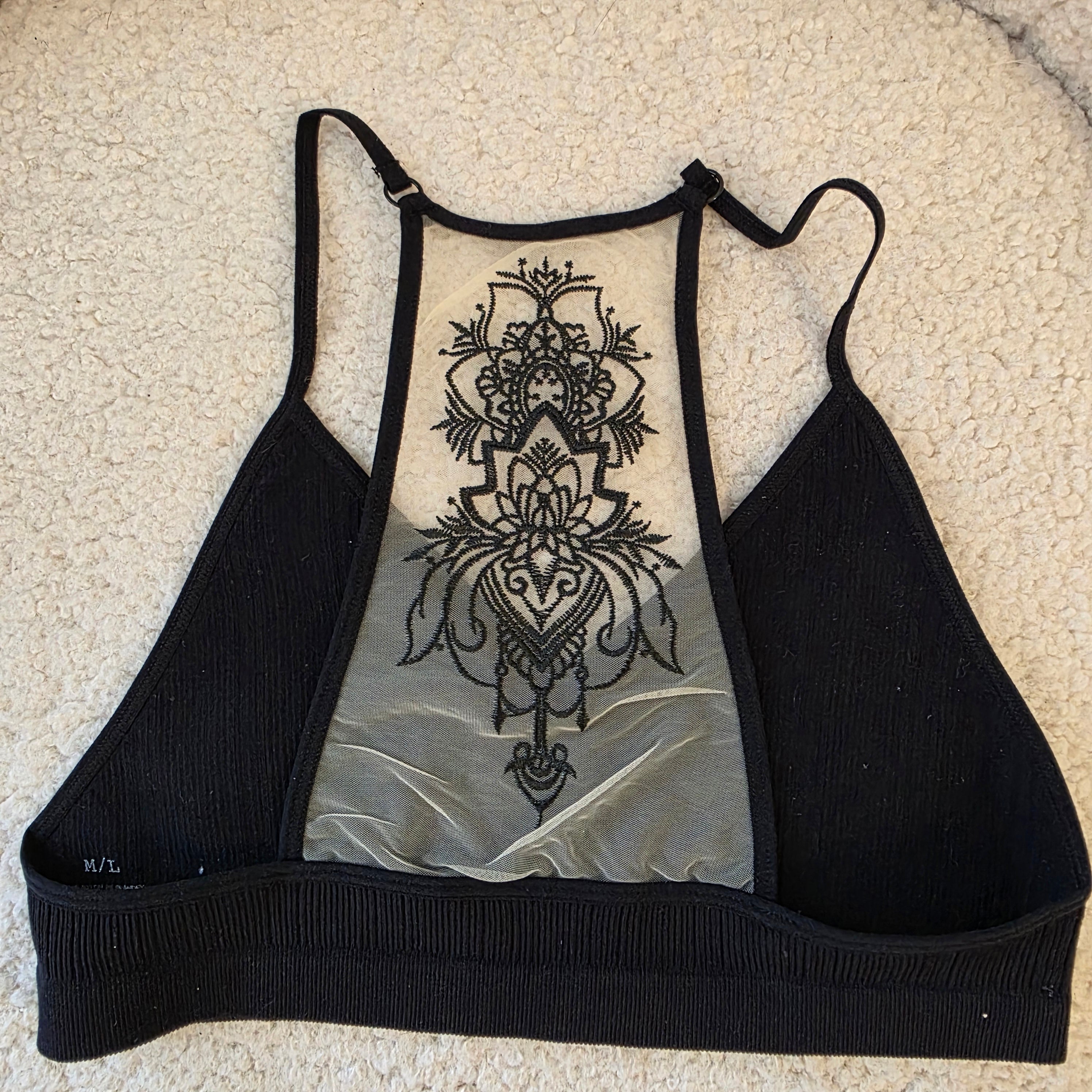 Tattoo Back Bralette Bralette Leto Accessories