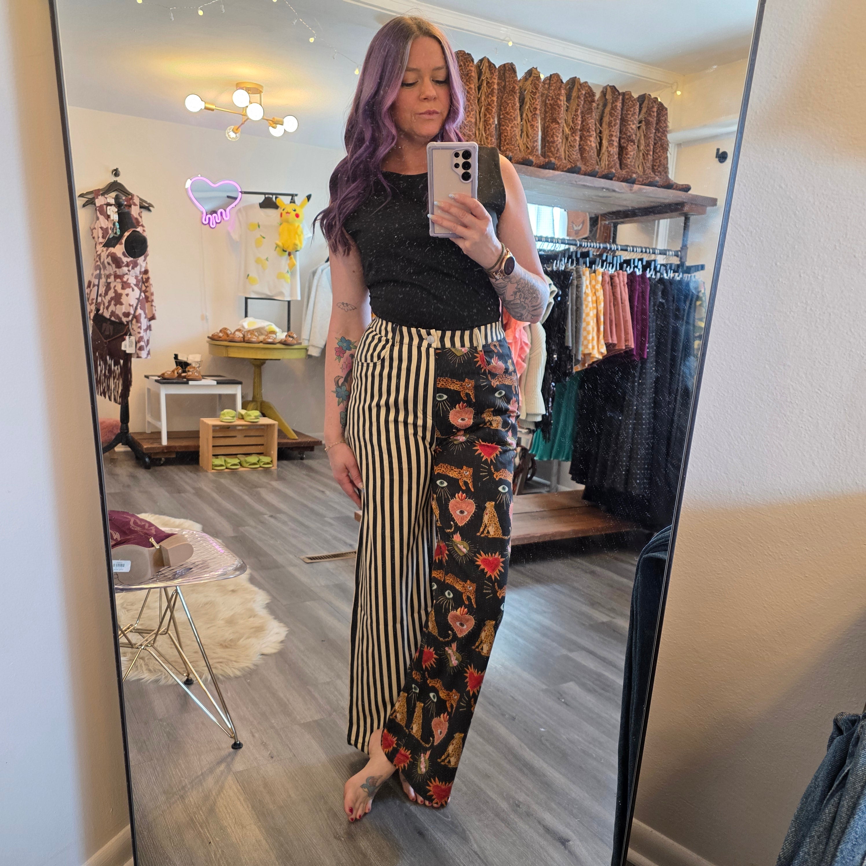 Split Personality Jeans Wide Leg Jeans Jade by Jane