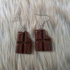 Chocolate Bar Earrings Novelty Earrings Vintage Vibes Boutique