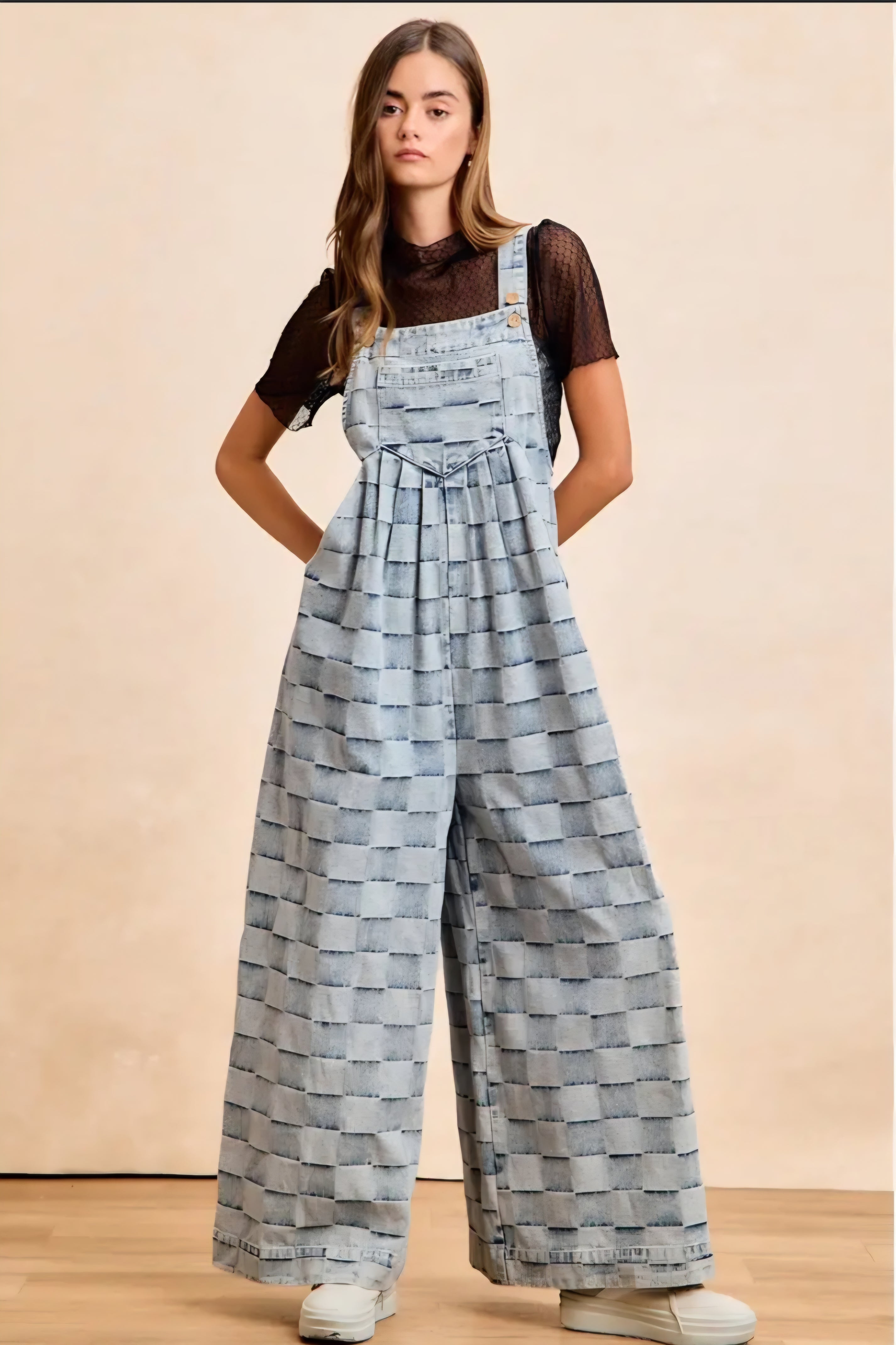 Patchwork Rebel Overalls Jumpsuit BiBi